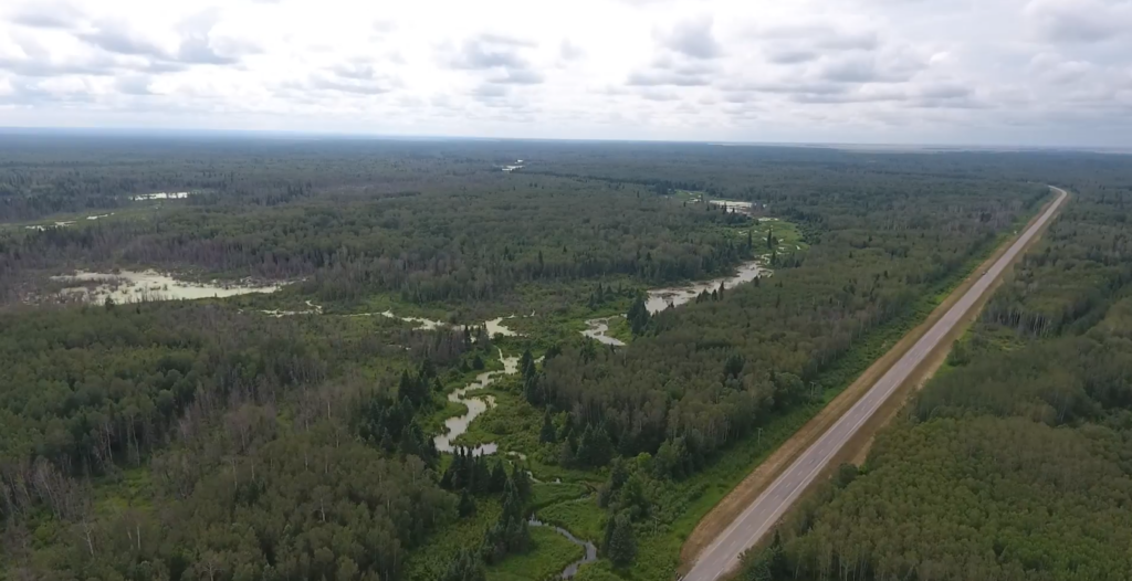 Red Earth Cree Nation Drone Shot